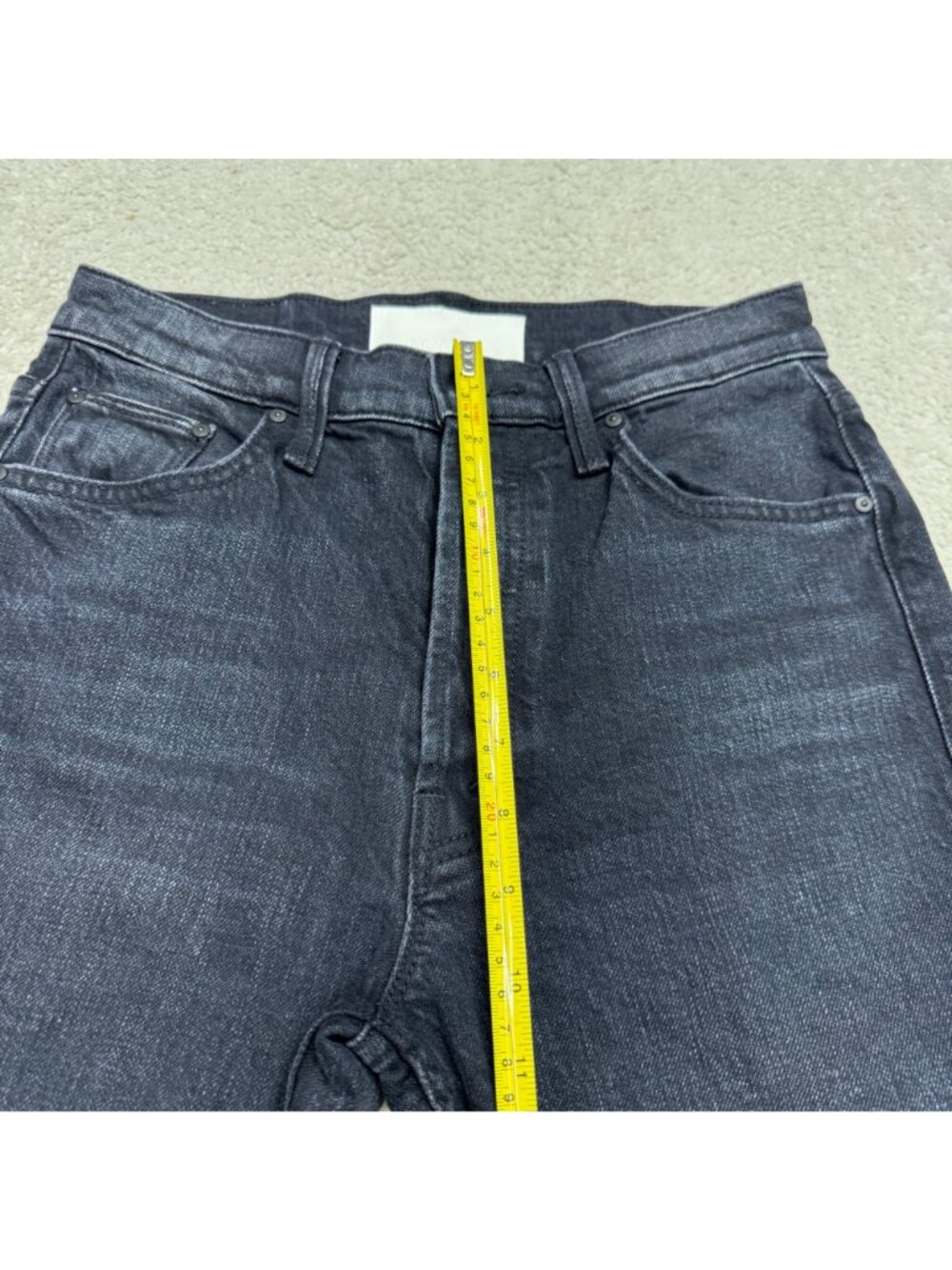 Mother Superior The Tomcat Black Jean Women's Button Fly Denim Pants Sz 27 NWOT - Picture 13 of 13
